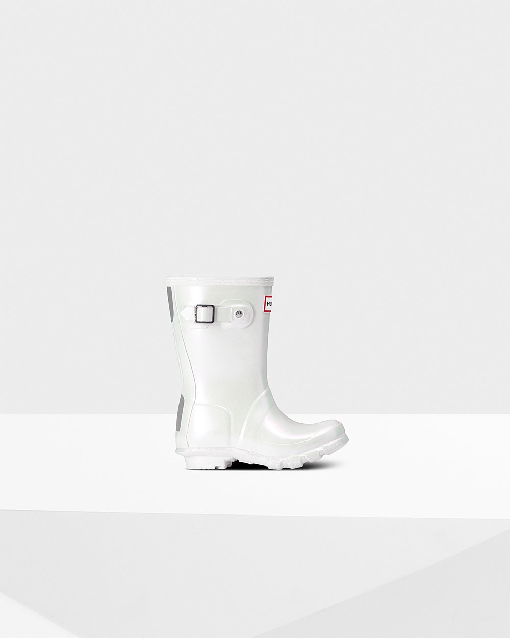 Hunter Original Little Nebula Rain Boots - Online Shop Kids Silver - TIKRML065